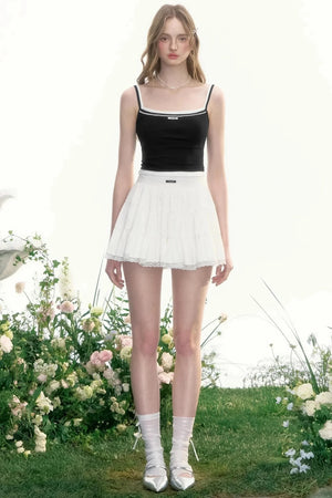 Moonlight Vintage Lace Bustier Skirt