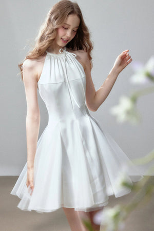 Moonlight Waltz Satin Dress