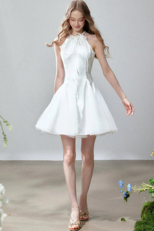 Moonlight Waltz Satin Dress