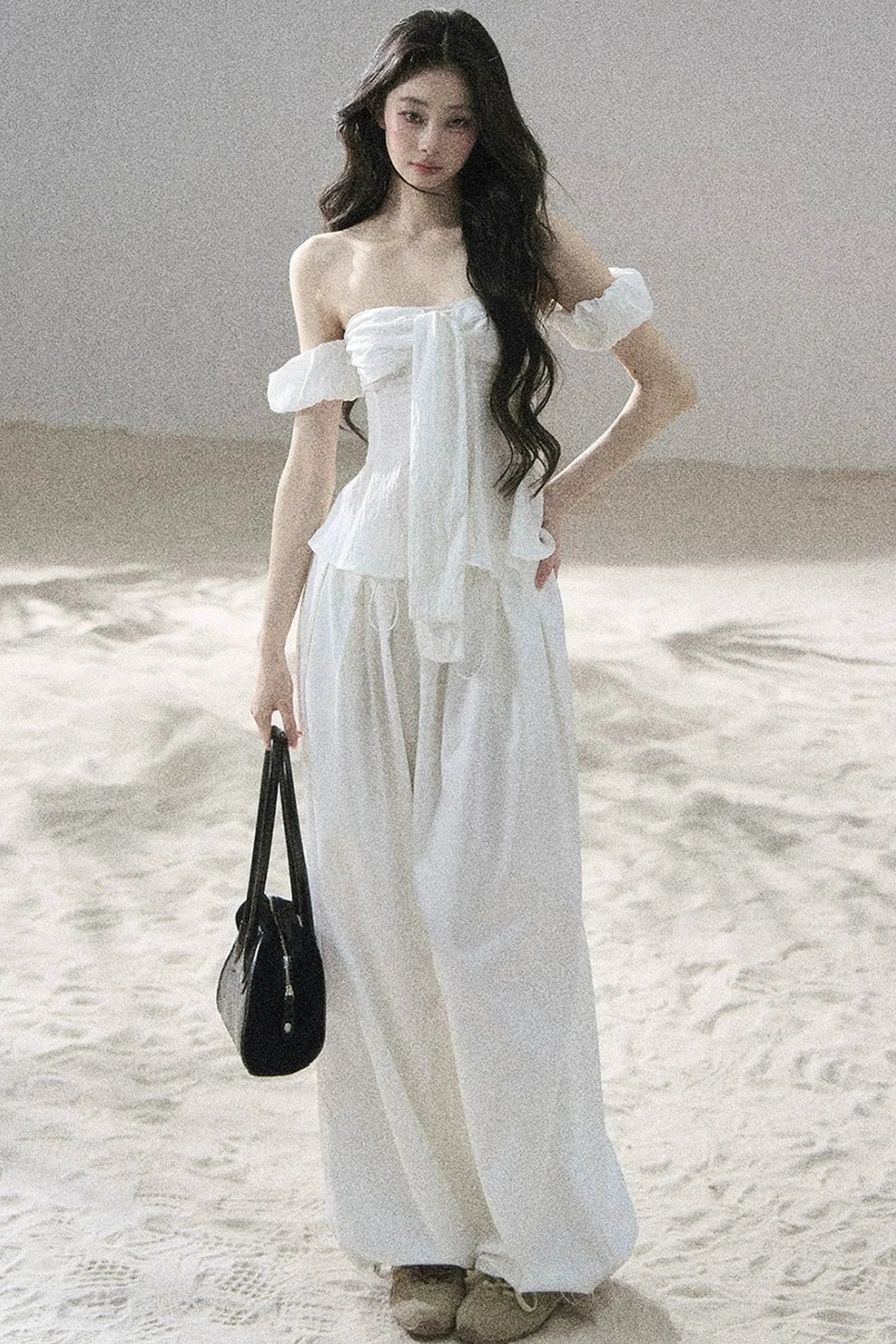 Moonlight White Two-Piece Set-Up