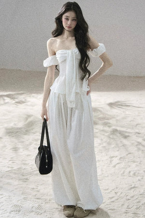 Moonlight White Two-Piece Set-Up