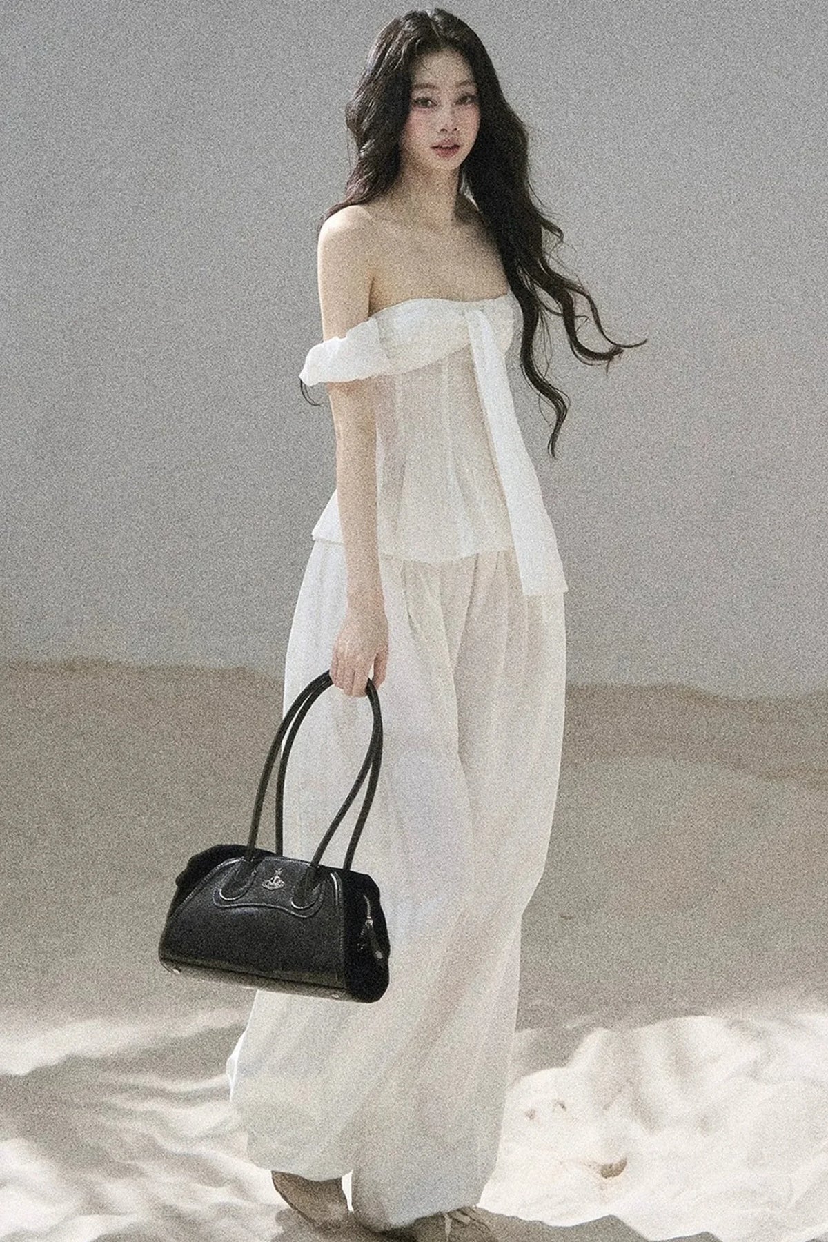 Moonlight White Two-Piece Set-Up