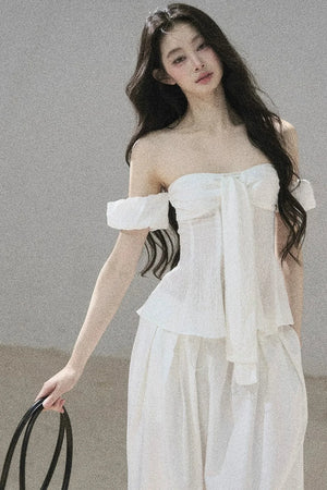 Moonlight White Two-Piece Set-Up
