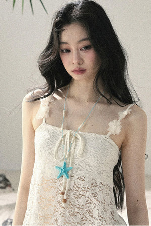 Morning Mist Lace Camisole Top
