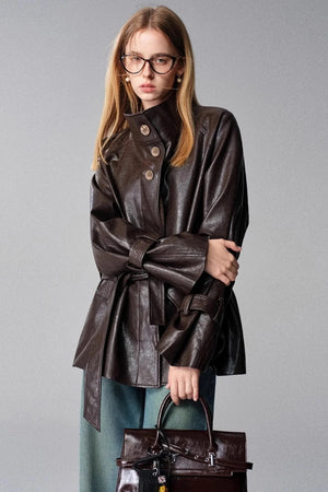Mountain Chestnut Leather Jacket