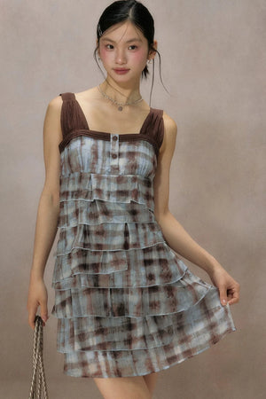 Mountain Ripple Suspender Dress