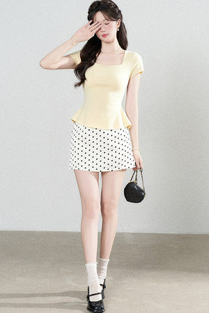 Multi-Color Knitted Top Set-Up