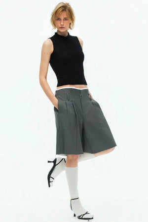 Multi-Color Mohair Knit Vest