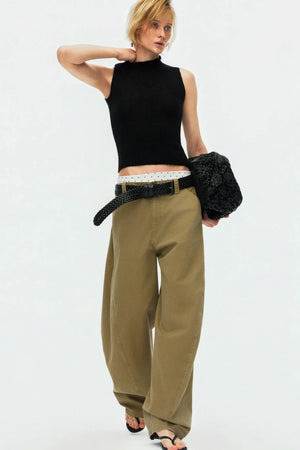 Multi-Color Mohair Knit Vest