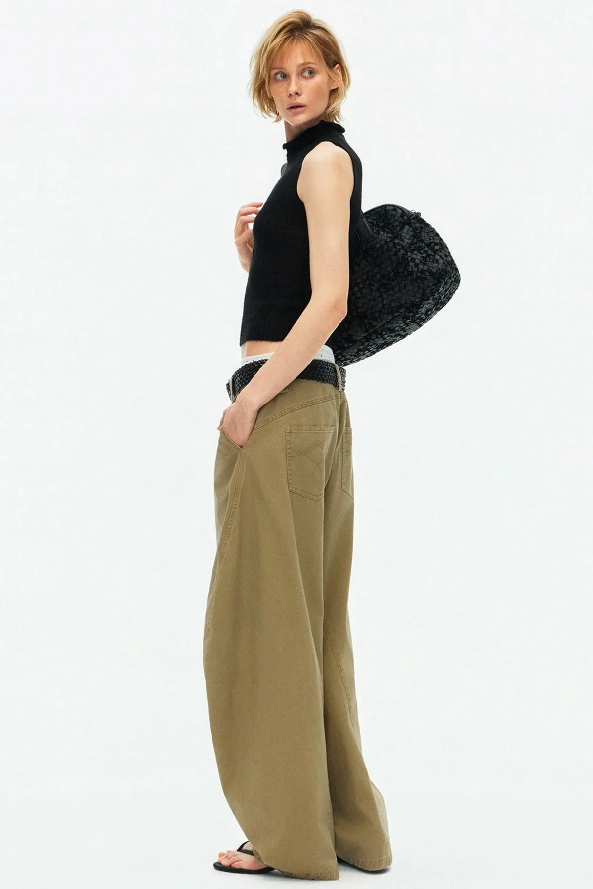 Multi-Color Mohair Knit Vest