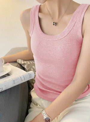 Multi-Color U-Neck Camisole Top