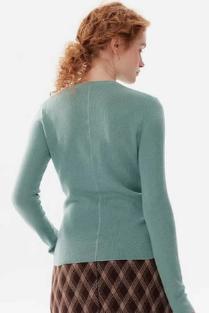 Multi-Color Wool Knit Sweater