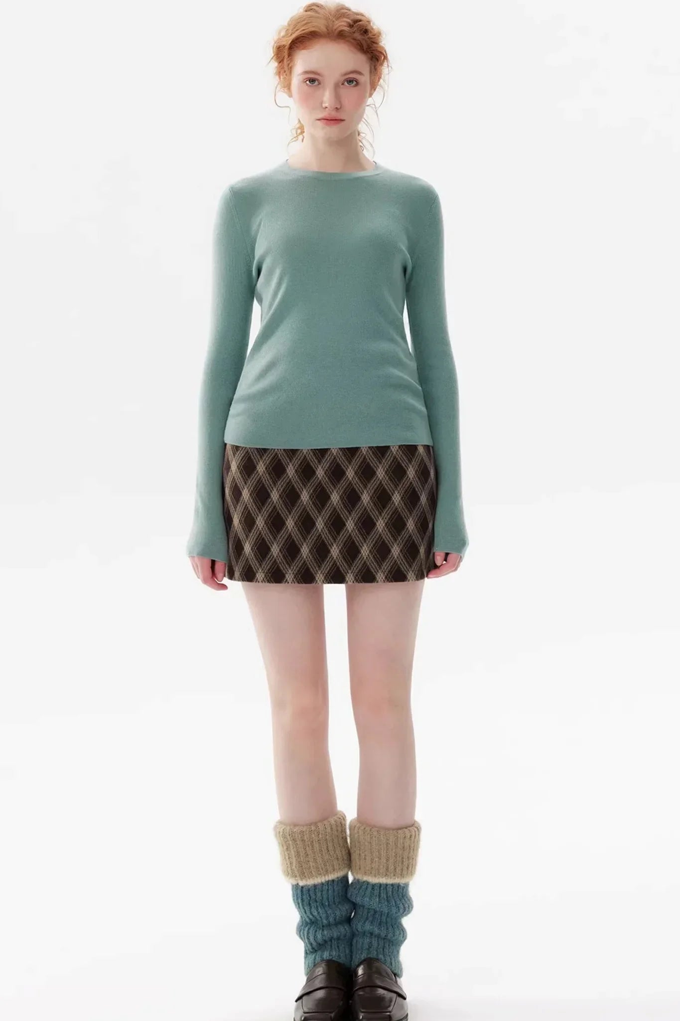 Multi-Color Wool Knit Sweater