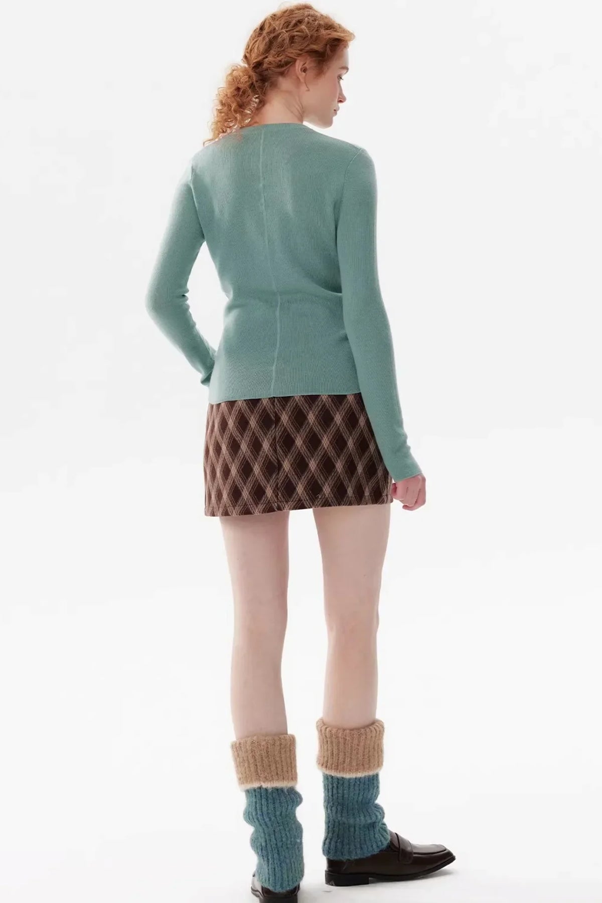Multi-Color Wool Knit Sweater