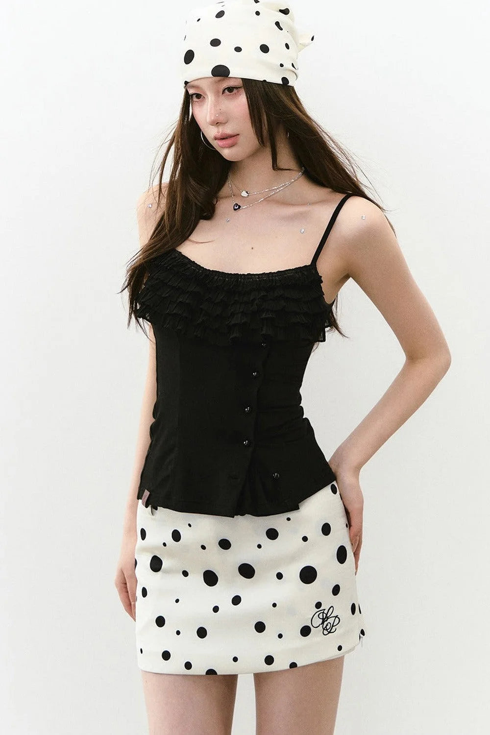 Multi-Layered Ruffled Camisole Top