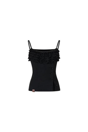 Multi-Layered Ruffled Camisole Top