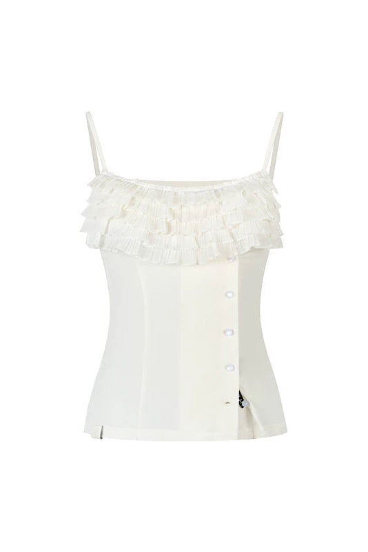 Multi-Layered Ruffled Camisole Top