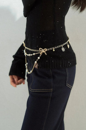 Multi-Layered Statement Waist Chain
