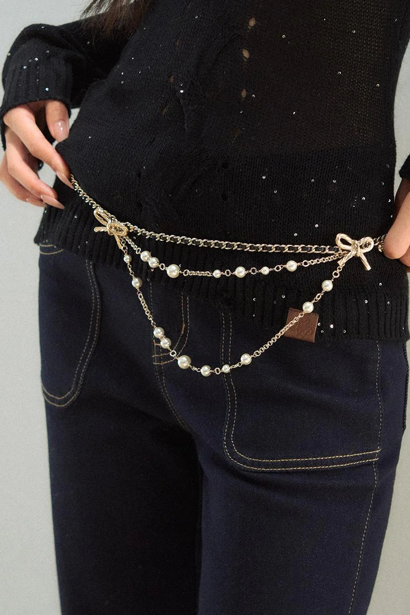 Multi-Layered Statement Waist Chain
