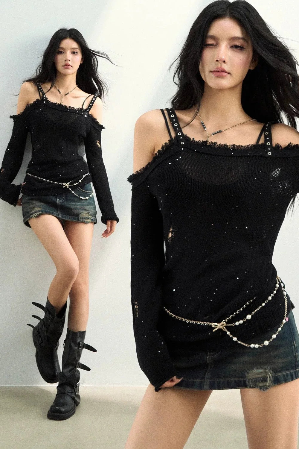 Multi-Layered Statement Waist Chain