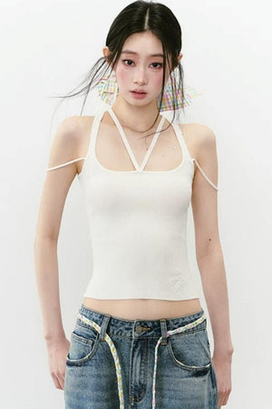 Multi-Strap Knit Camisole Top
