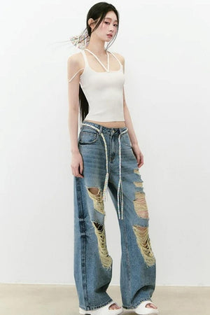 Multi-Strap Knit Camisole Top