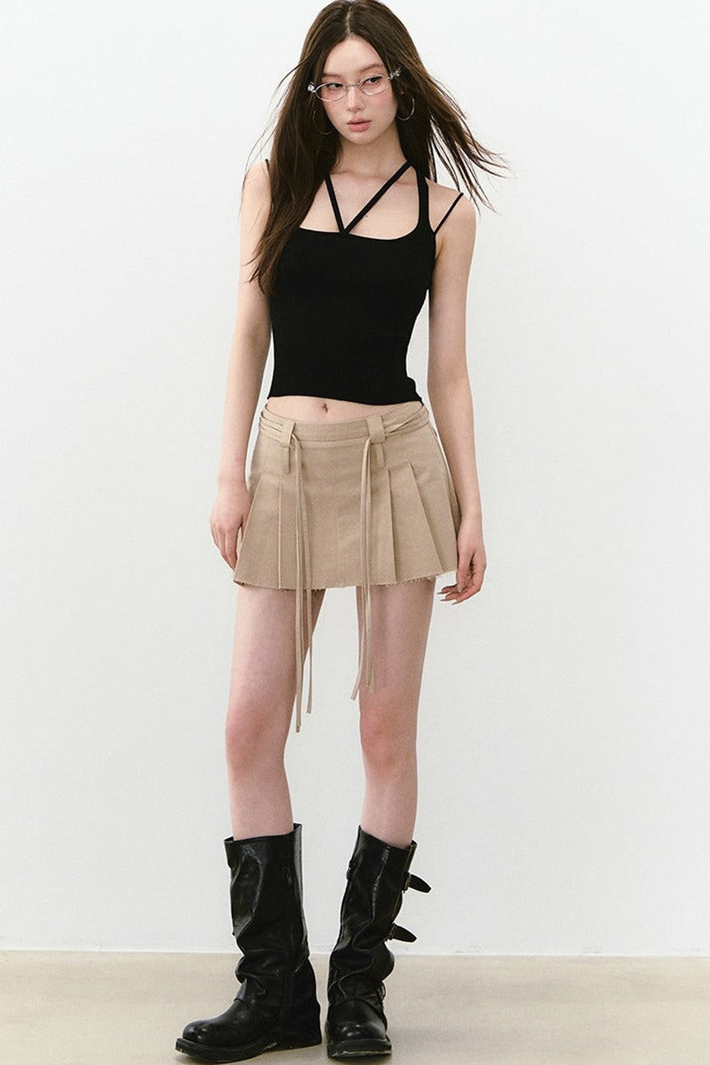 Multi-Strap Knit Camisole Top