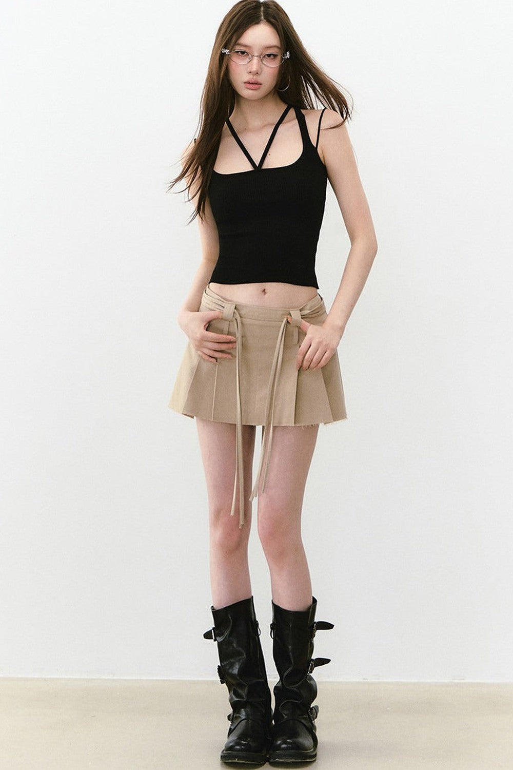 Multi-Strap Knit Camisole Top