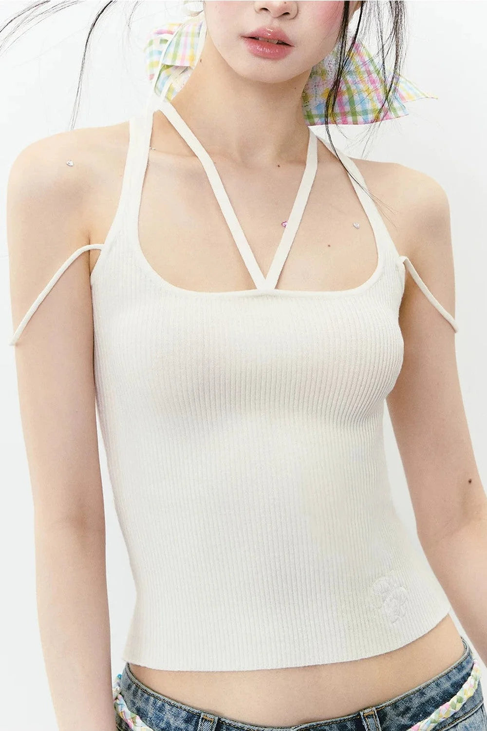 Multi-Strap Knit Camisole Top