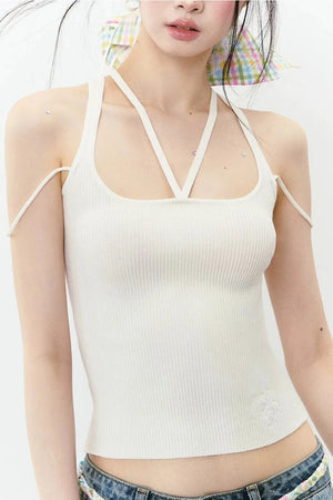 Multi-Strap Knit Camisole Top