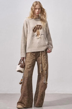 Mushroom Knit Sweater
