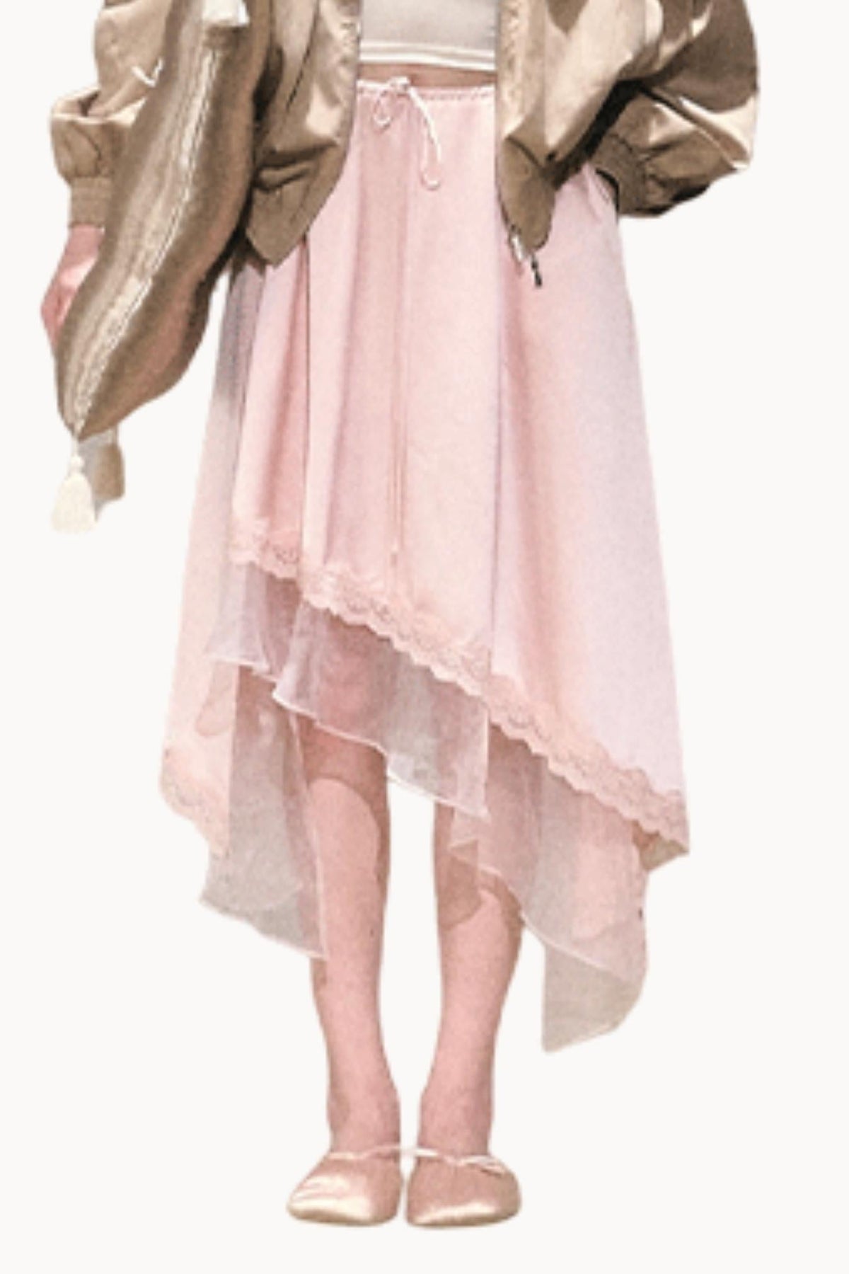 Naia Organza Maxi Skirt