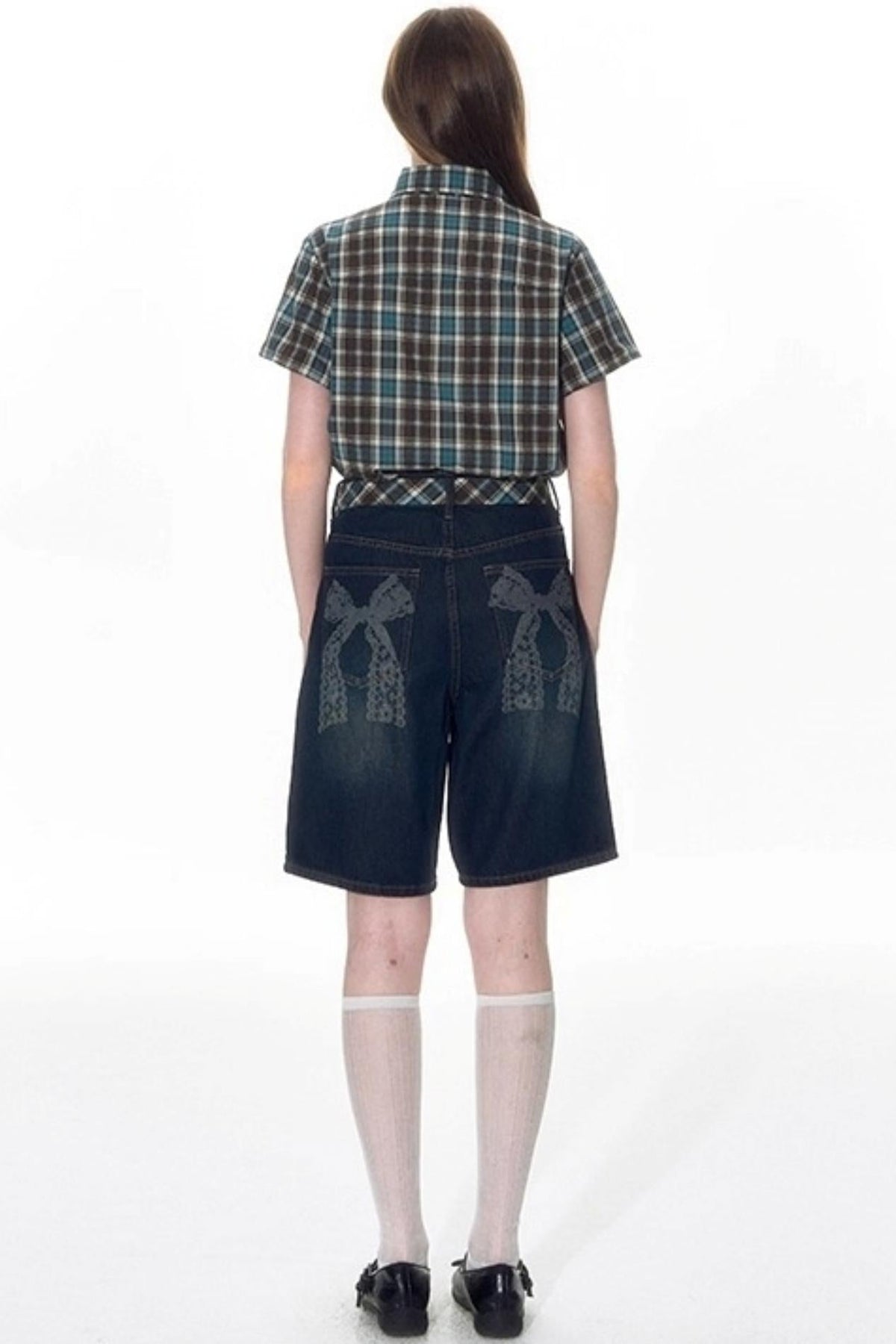 Nap Bow Denim Pants