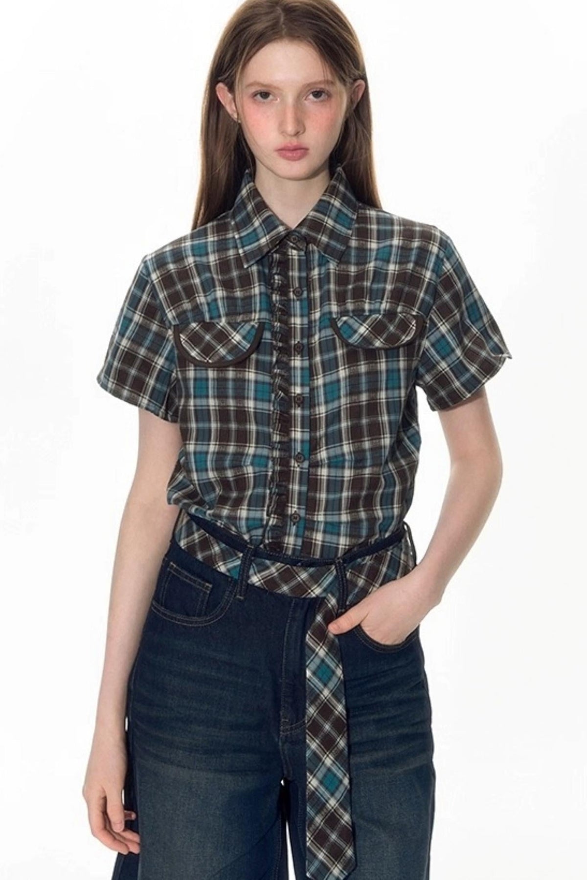 Nap Bow Denim Pants