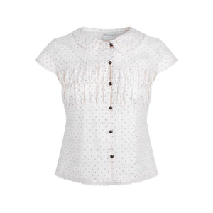 Nap Dot Mesh Culottes Set-Up