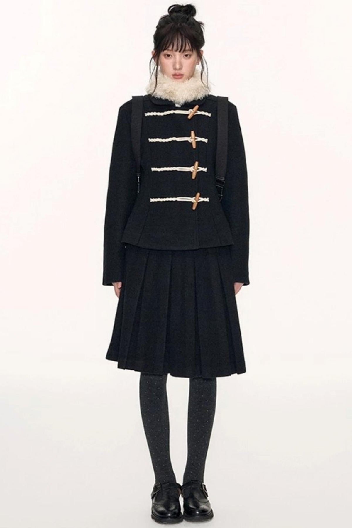 Nap Woolen A-Line Skirts