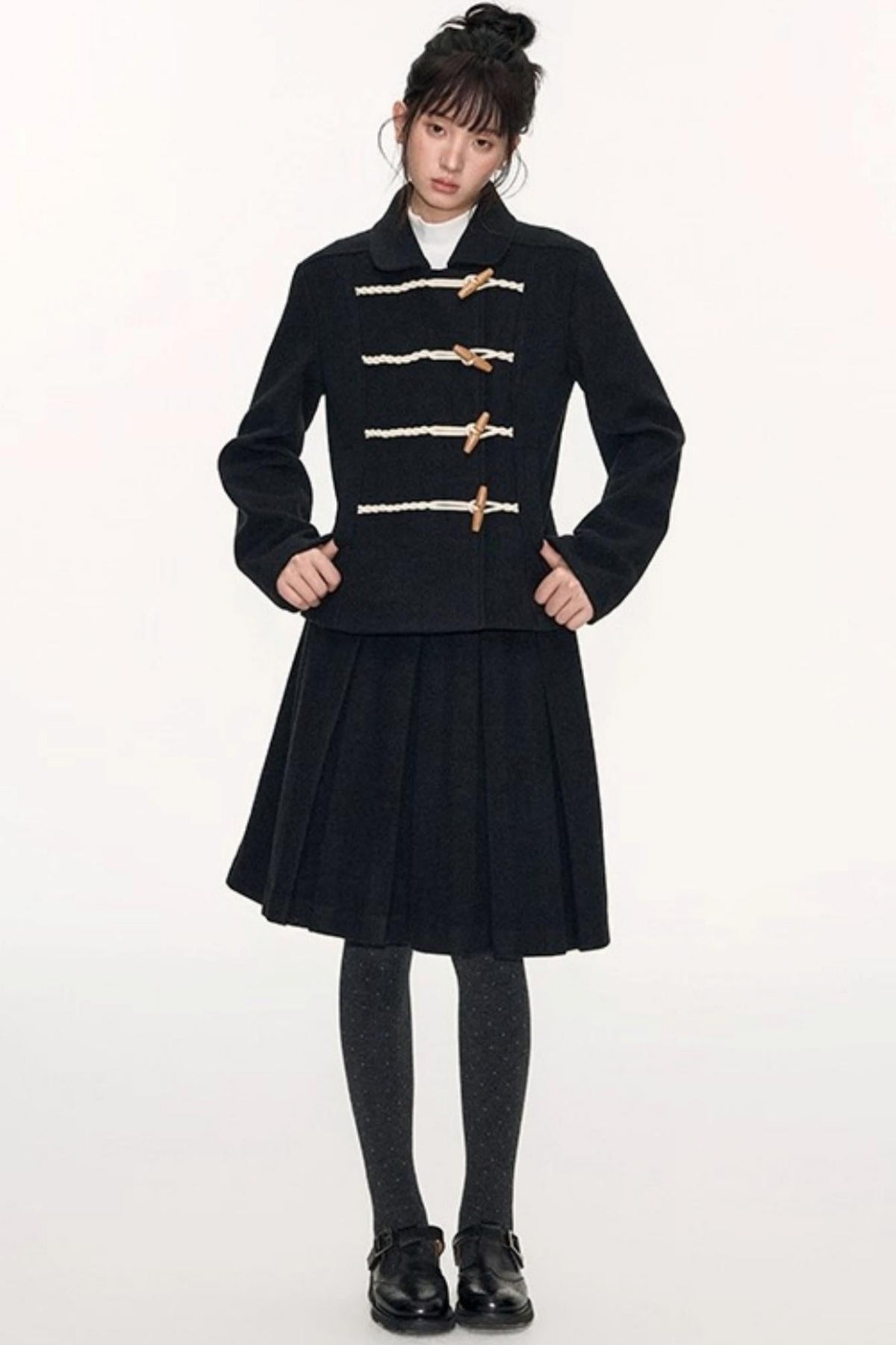 Nap Woolen A-Line Skirts