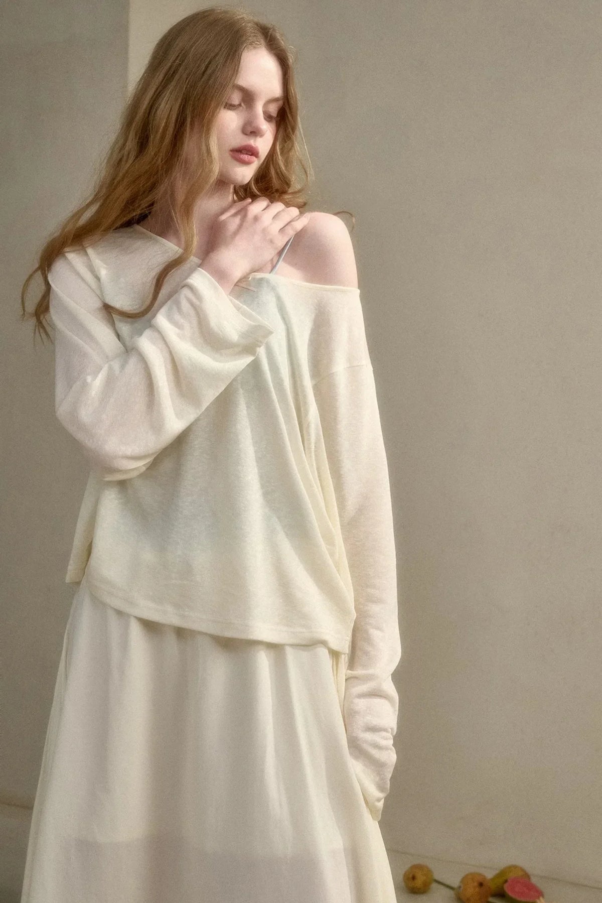 Natural Lyocell Cloud Blouse