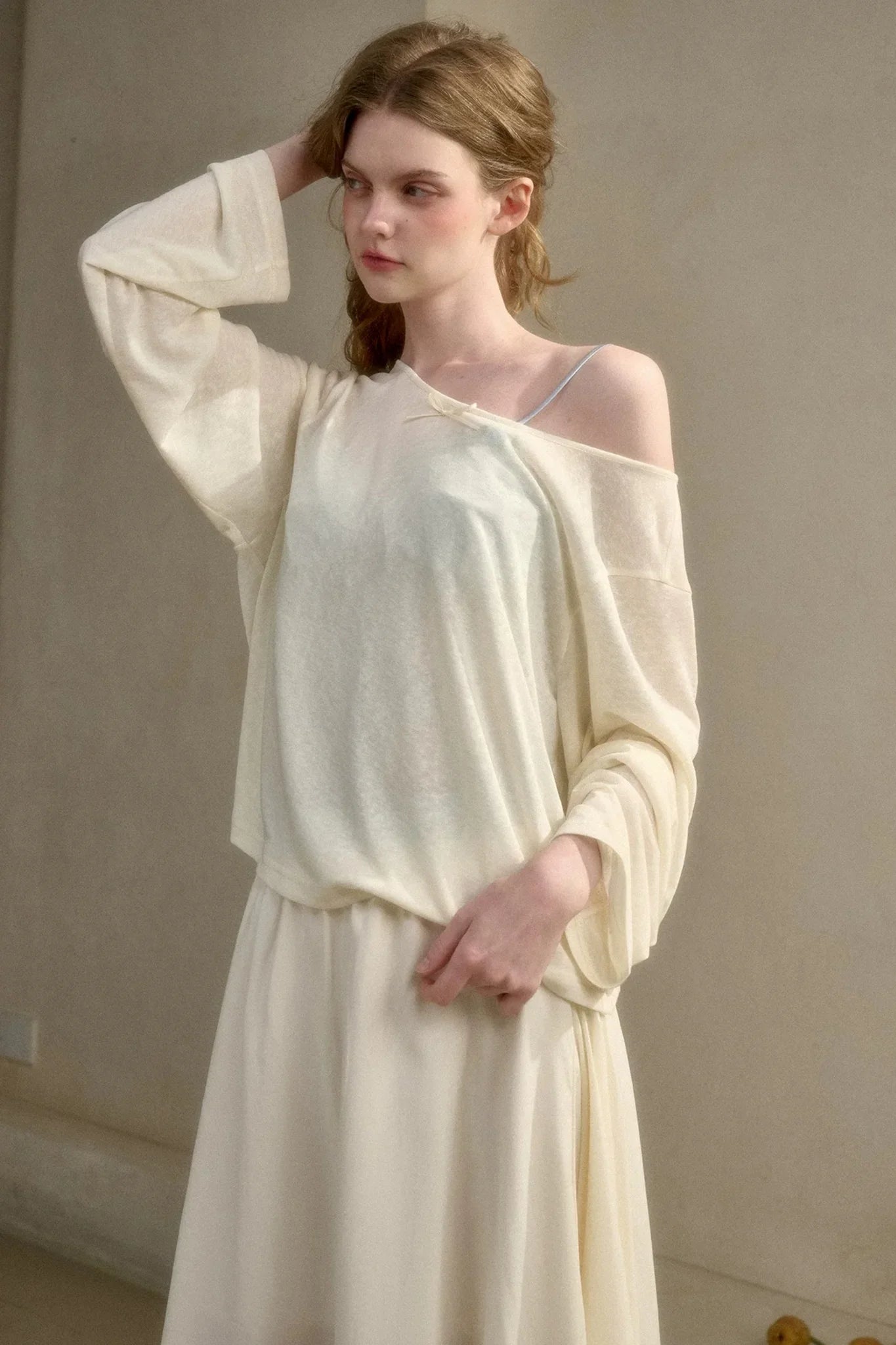 Natural Lyocell Cloud Blouse