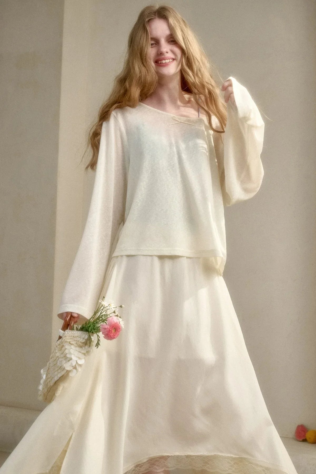 Natural Lyocell Cloud Blouse