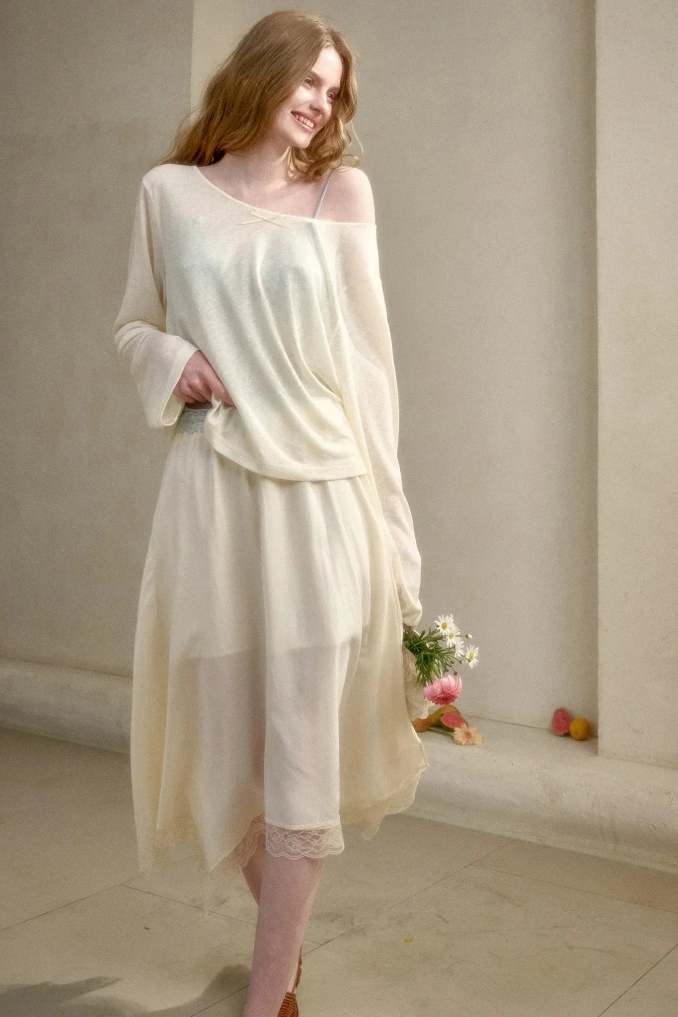 Natural Lyocell Cloud Blouse