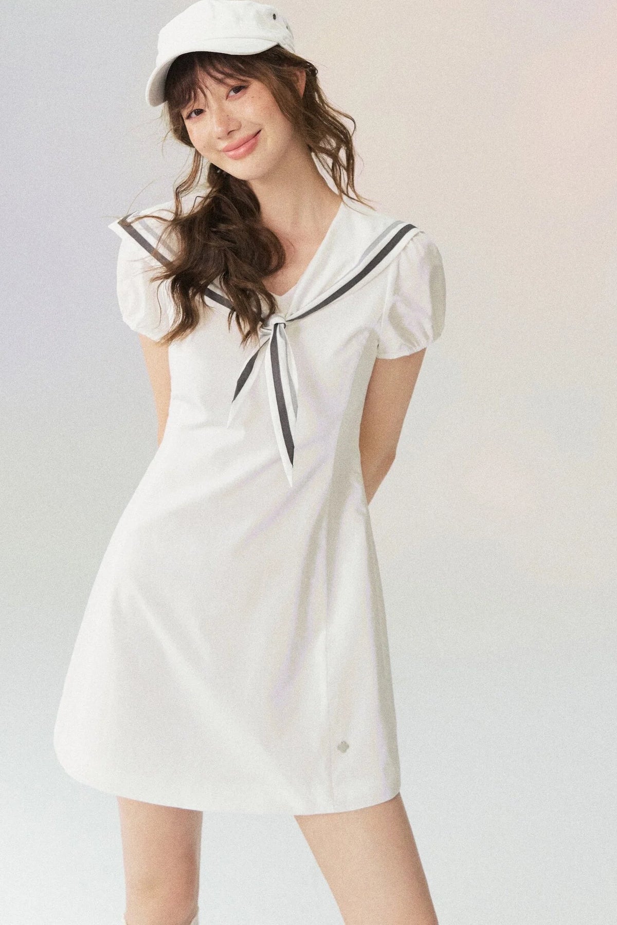 Nautical Diary Short Sleeve Dress