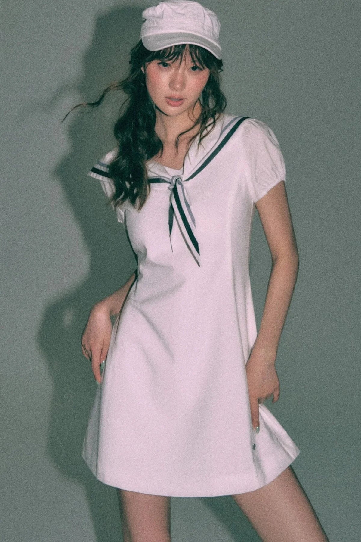 Nautical Diary Short Sleeve Dress