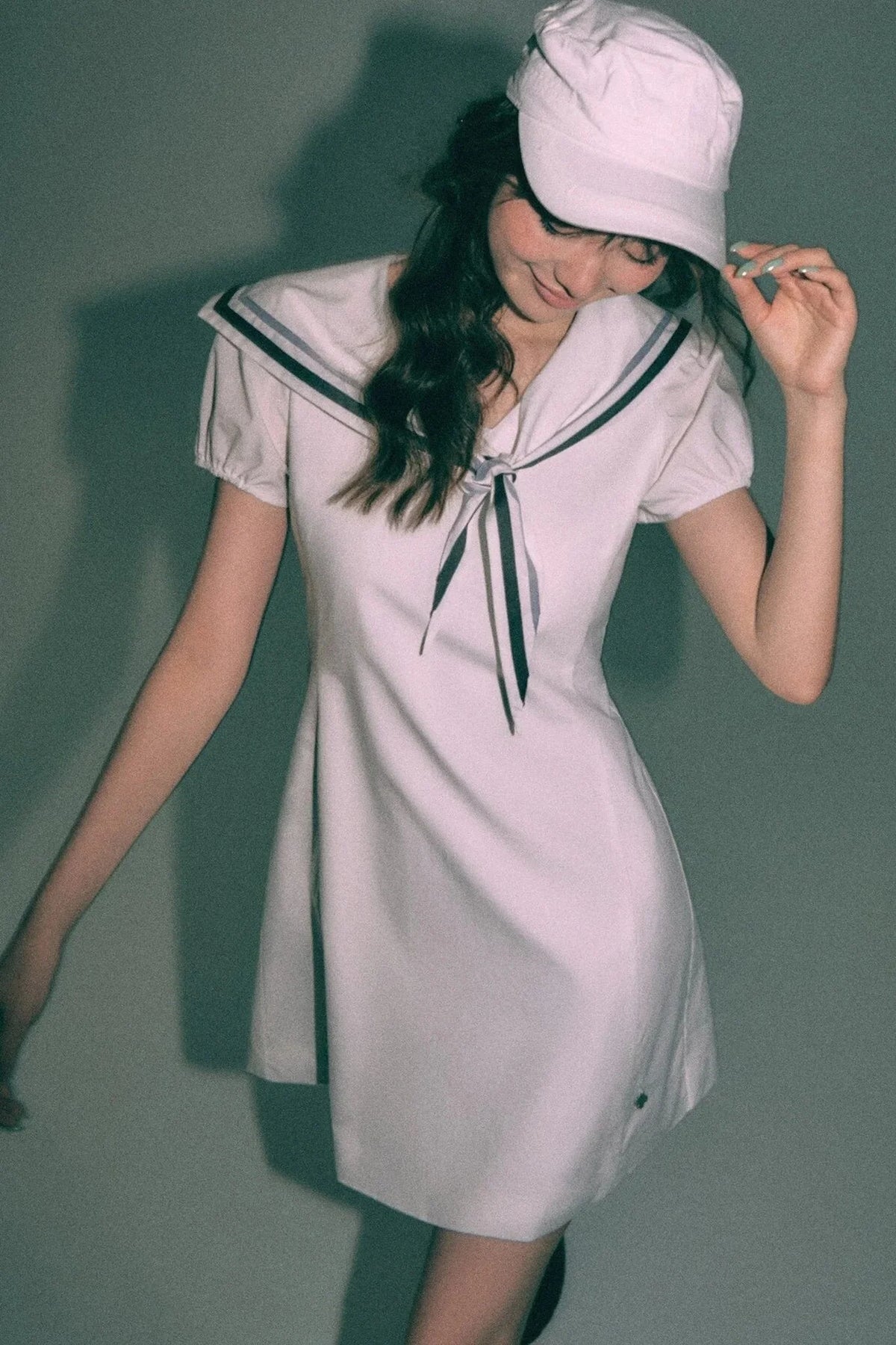 Nautical Diary Short Sleeve Dress