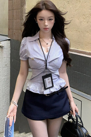 Navy Blue Enchantress Skirt