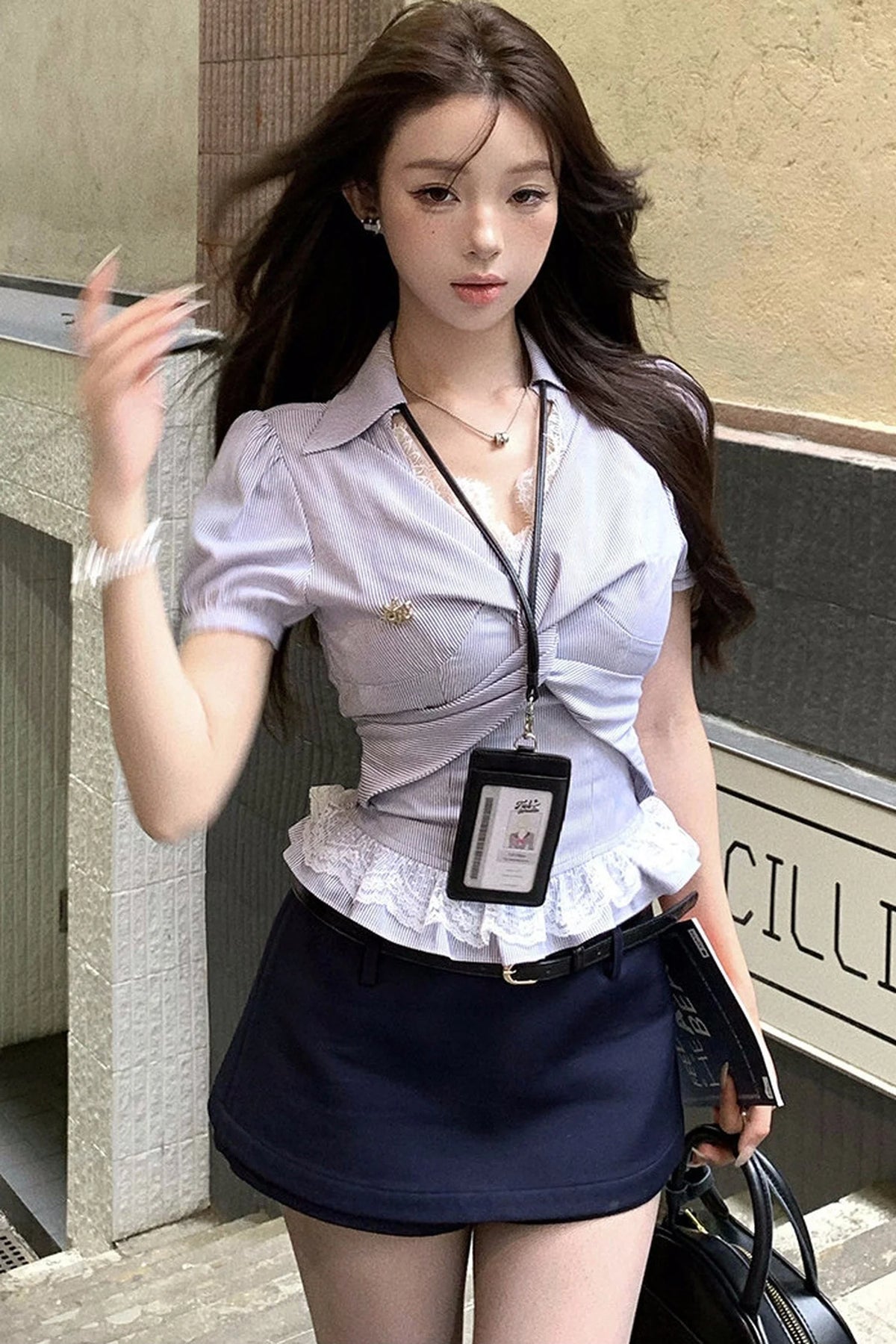 Navy Blue Enchantress Skirt