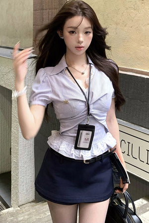 Navy Blue Enchantress Skirt