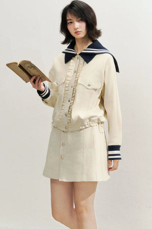 Navy Fashioned Jacket Set-Up