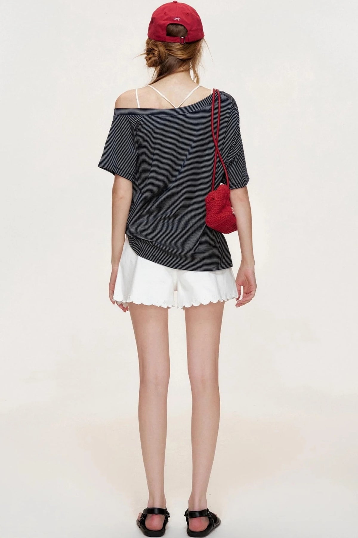 Navycore Knitted Striped T-shirt