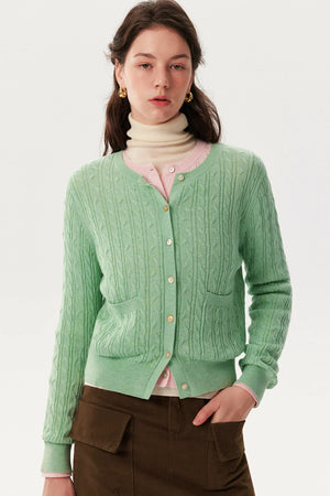 New Fold Dopamine Crew Cardigan